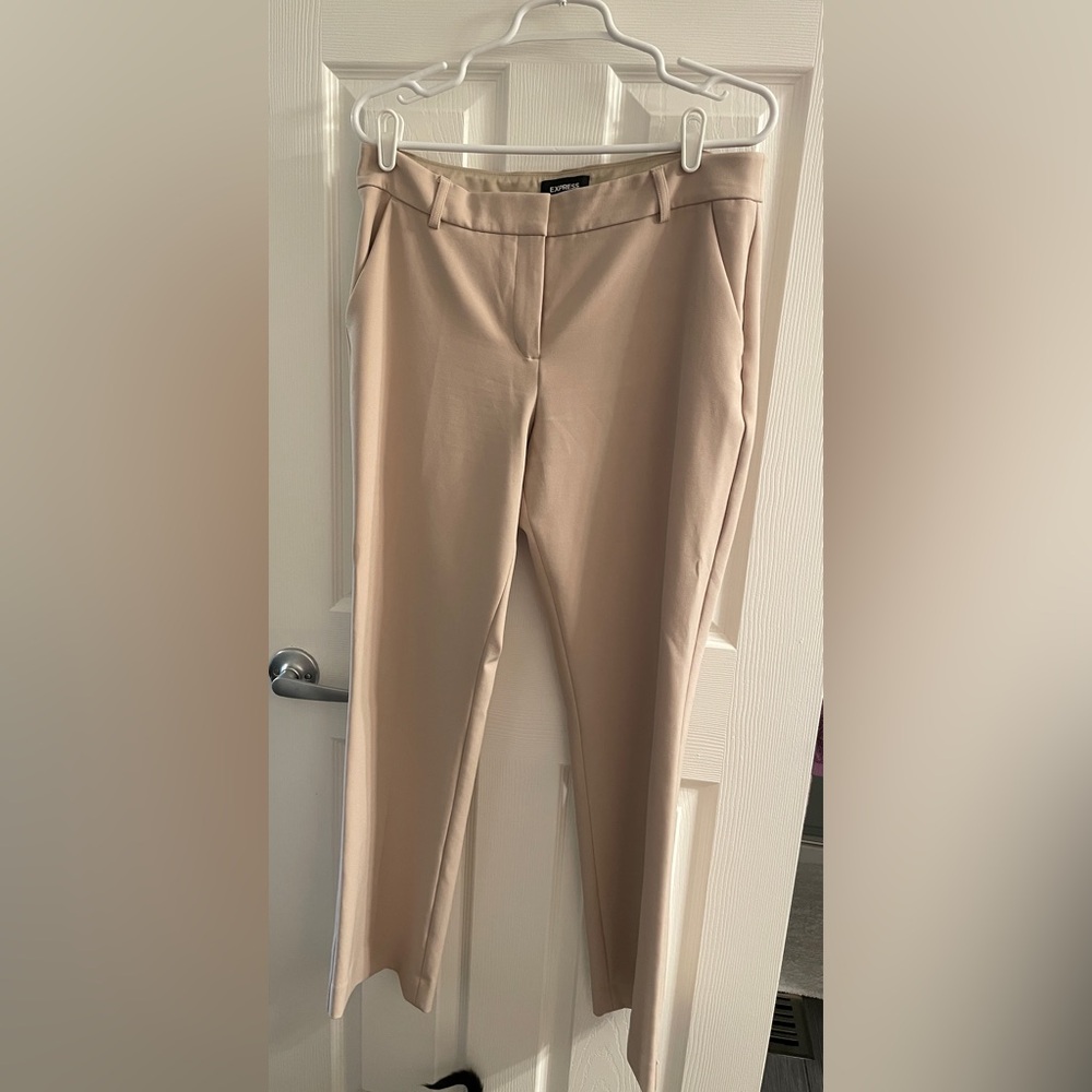 Express Editor Barely Boot Mid-Rise Pants